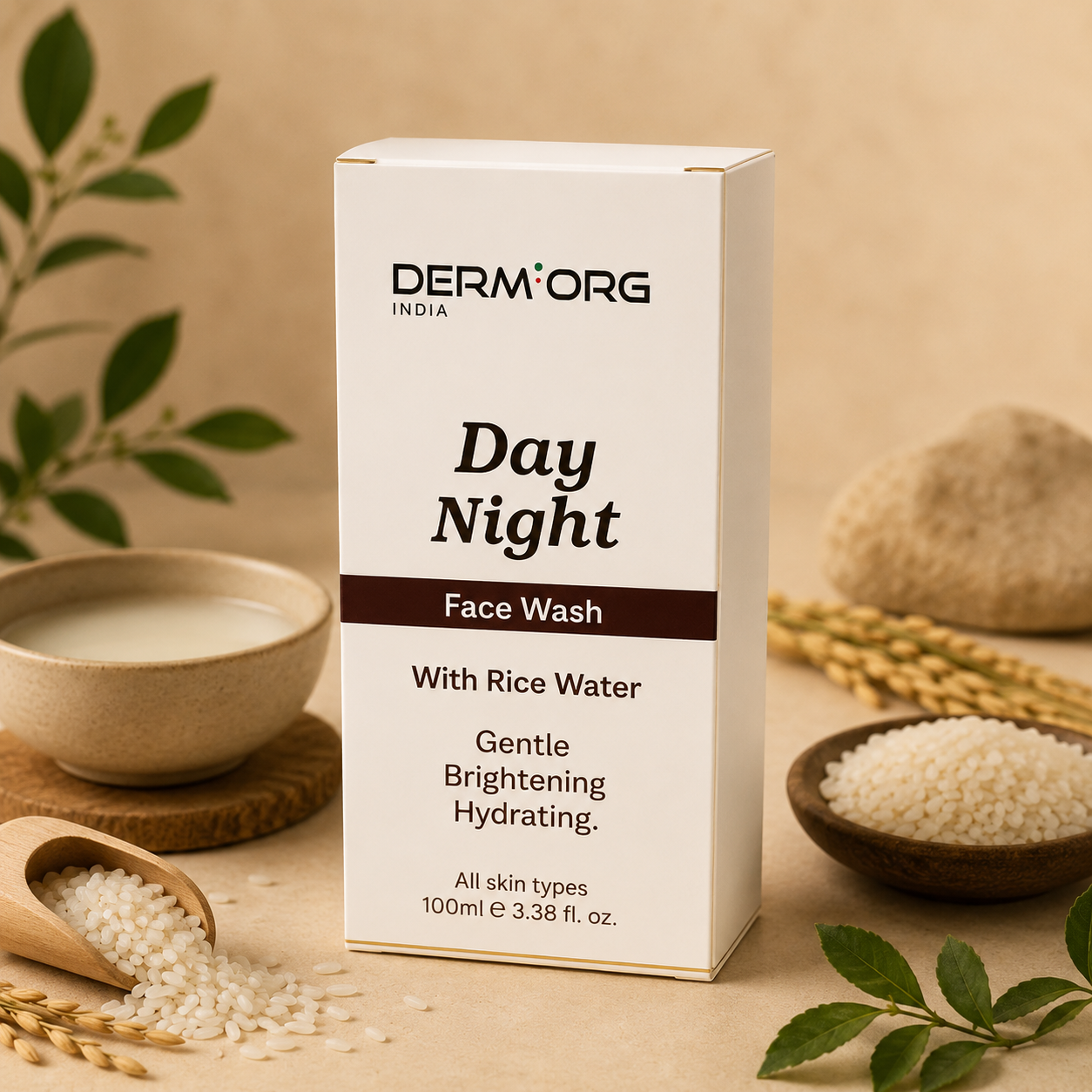 India Day Night Rice Water Face Wash