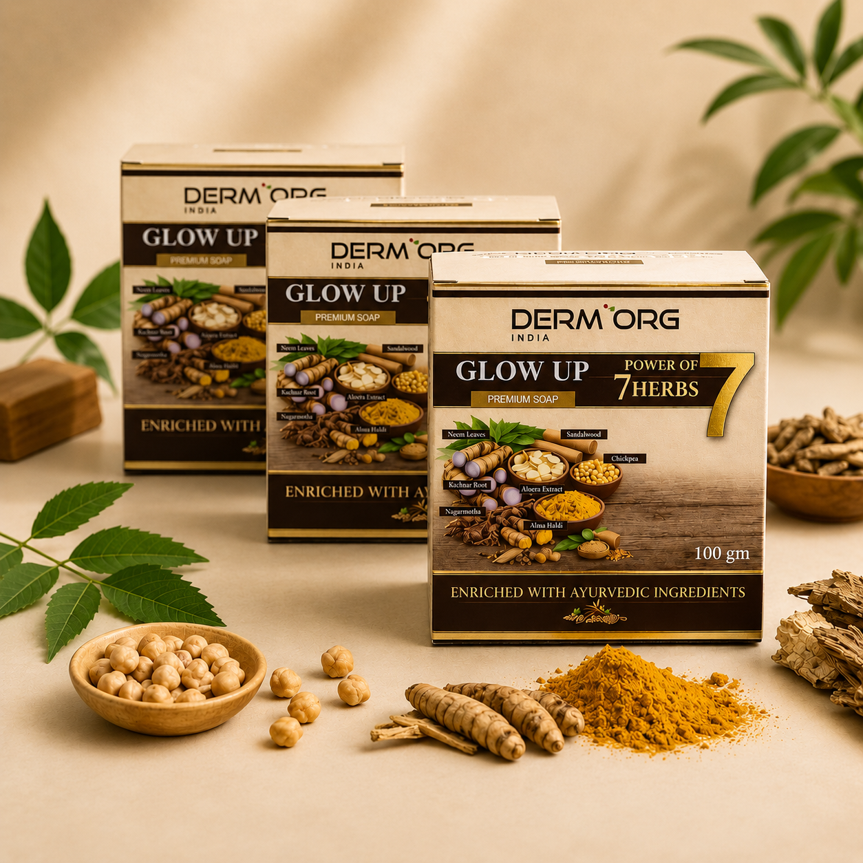 India Glow Up Premium Ayurvedic Soap