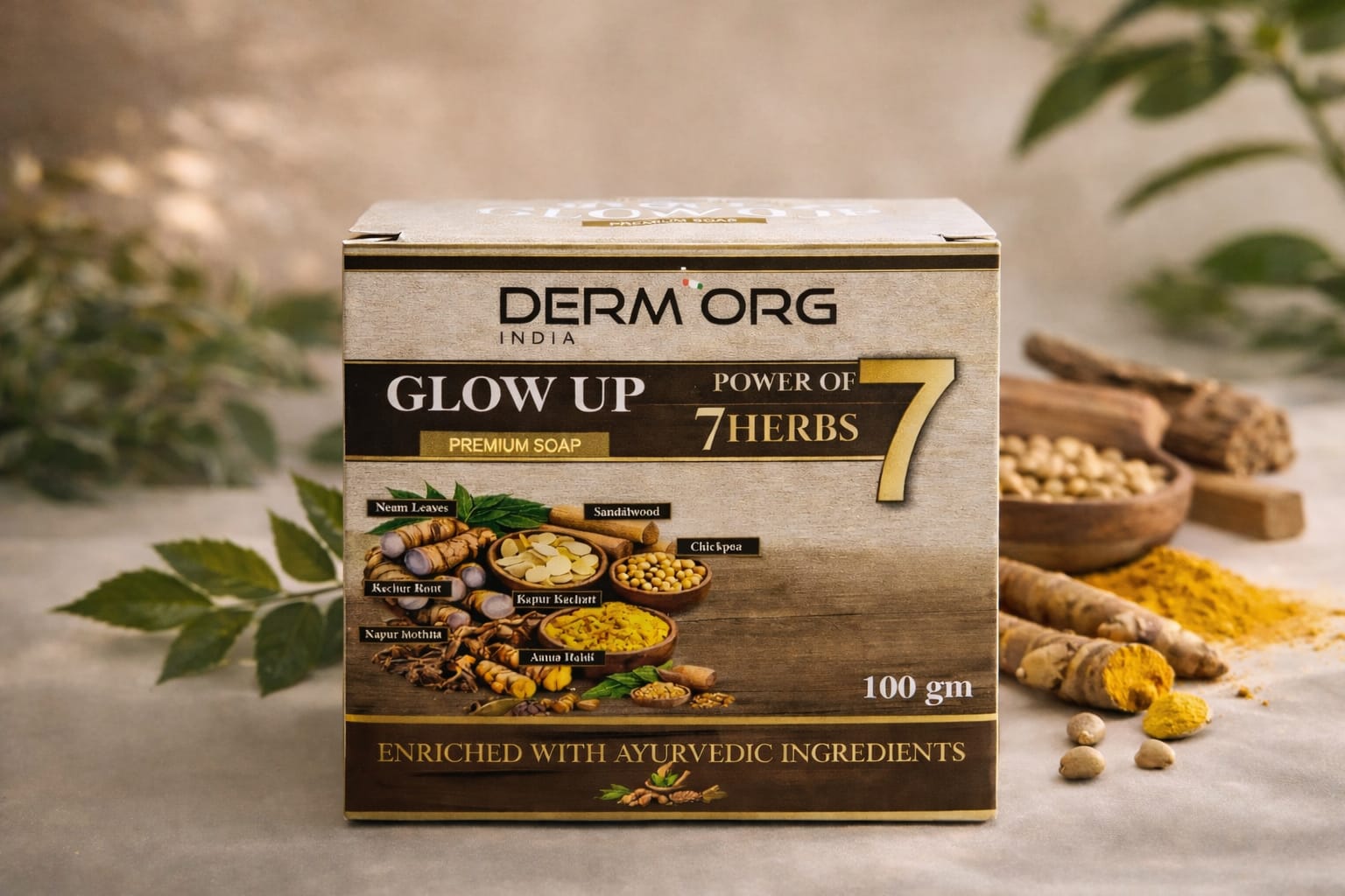 India Glow Up Premium Ayurvedic Soap
